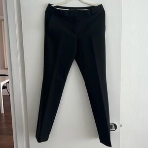 Ann Taylor black tailored straight leg pants